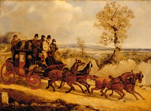El coche de Dover bajando la colina de Henry Thomas Alken