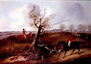 Vista Halloo (uno de un conjunto de cuatro)