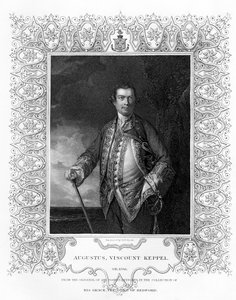 Augustus Keppel, Vizconde Keppel, 1725-1786, siglo XIX de Henry Thomas Ryall