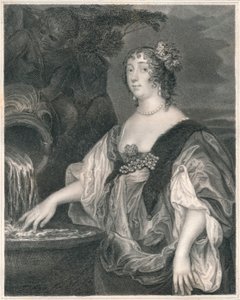 Lucy Percy, Condesa de Carlisle, c1635-1637, principios-mediados del siglo XIX de Henry Thomas Ryall