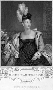 Princesa Carlota Augusta de Gales, siglo XIX de Henry Thomas Ryall
