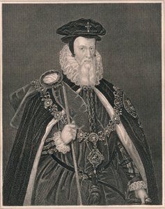 William Cecil, Lord Burghley, principios-mediados del siglo XIX de Henry Thomas Ryall