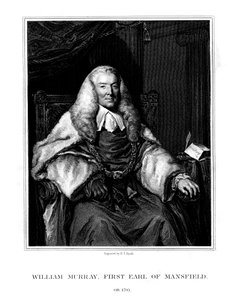 William Murray, 1er Conde de Mansfield, jurista escocés, 1832 de Henry Thomas Ryall