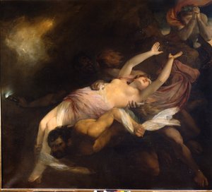 Eurídice raptada por Orfeo, Henry Thomson (1773 - 1843)
