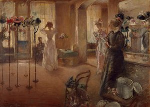 La tienda de sombreros, 1892