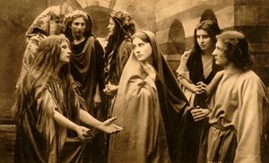Las mujeres llorando