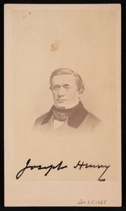Retrato de Joseph Henry 1797-1878, 1868