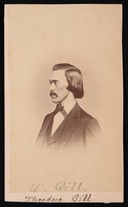 Retrato de Theodore Nicholas Gill 1837-1914, entre 1865 y 1870 de Henry Ulke