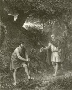 Timon y Flavio de Henry Wallis