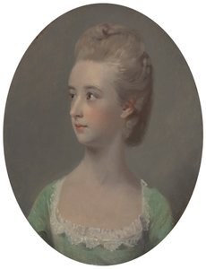 Retrato de una mujer joven, posiblemente Miss Nettlethorpe de Henry Walton