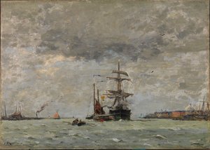 Entrada al puerto, 1890
