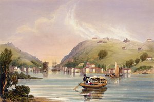Pasajes, la posición de Lord John Hay, 1838 de Henry Wilkinson
