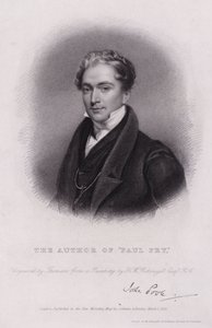 John Poole, dramaturgo inglés, autor de Paul Pry (grabado) de Henry William (after) Pickersgill