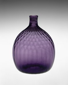 Botella de bolsillo de Henry William (attr.to) Stiegel