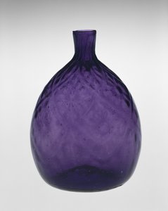 Botella de bolsillo de Henry William (attr.to) Stiegel