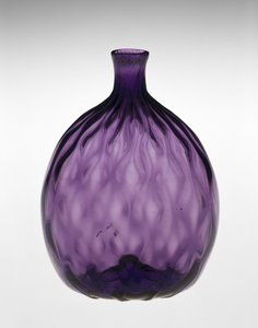 Botella de bolsillo de Henry William (attr.to) Stiegel