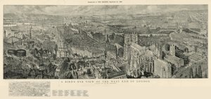 Vista aérea del extremo oeste de Londres de Henry William Brewer