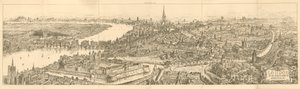 Una vista de Londres en la época del Rey Enrique VIII de Henry William Brewer