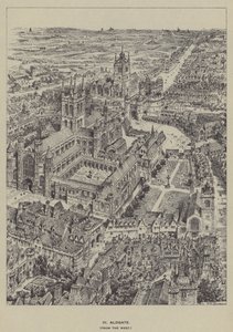 Aldgate, desde el oeste de Henry William Brewer