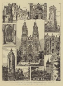 Bocetos arqueológicos en y alrededor de Tours