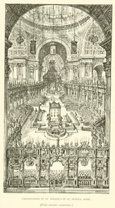 Canonización de San Ignacio en San Pedro, Roma de Henry William Brewer