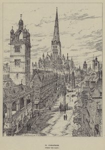 Cheapside, desde el este de Henry William Brewer
