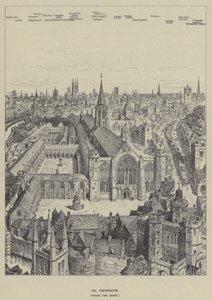 Newgate, desde el oeste de Henry William Brewer