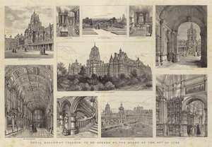 Royal Holloway College, inaugurado por la Reina el 30 de junio
