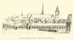 La Cartuja, París, época de San Ignacio (grabado) de Henry William Brewer
