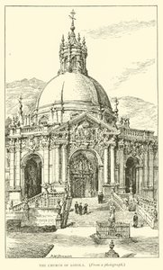 La Iglesia de Loyola (grabado) de Henry William Brewer