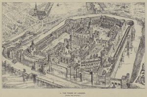 La Torre de Londres, desde el sur de Henry William Brewer