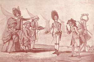 Una visita al campamento, c1800-1810, 1909 de Henry William Bunbury