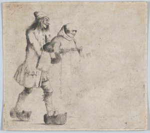 Campesino feliz y monje, 1770 de Henry William Bunbury