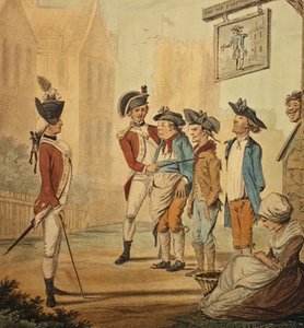 "Reclutas", publicado en 1780