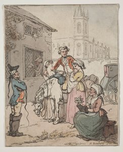 Escena fuera de una posada