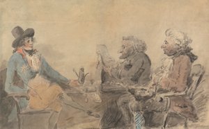 El Príncipe Regente y los prestamistas de Henry William Bunbury