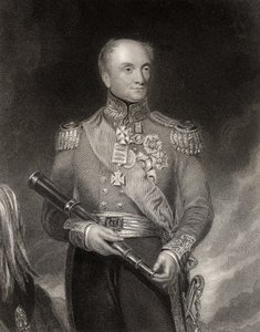 Sir Rowland Hill, grabado por W.H. Mote, de 