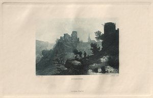 Das Malerische und Romantische Rheinland: Niedeggen, 1928 de Henry Winkles
