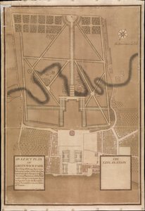 Plano exacto de Greenwich Park, c.1700 (lienzo) de Henry Wise