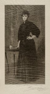 Una dama de negro de Henry Wolf