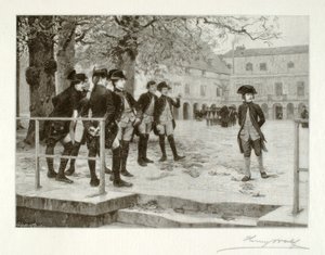 Bonaparte, el novicio, en la escuela de Brienne