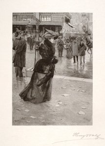 Boulevard des Italiens, una parisina a fondo de Henry Wolf