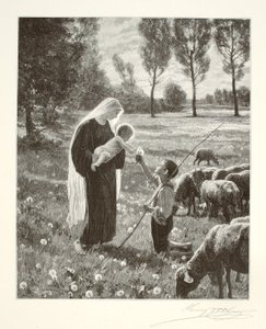 María conoce a un pastorcillo de Henry Wolf