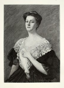 Retrato de mujer de Henry Wolf