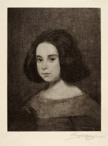 Retrato de una joven de Henry Wolf