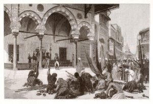 Sumisión de los mamelucos a Napoleón de Henry Wolf