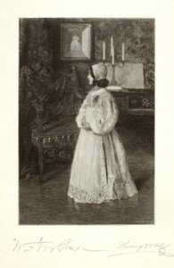 La hija del artista Alicia de Henry Wolf