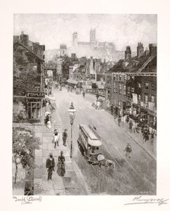 La Catedral desde High Street de Henry Wolf