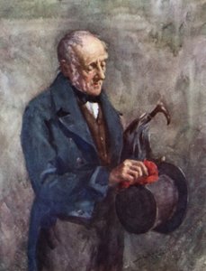 Anales de la Parroquia: Preparación para el Kirk (litografía en color) de Henry Wright Kerr