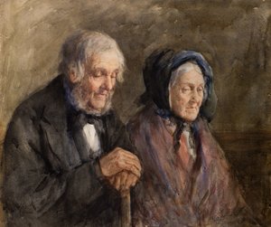 The Golden Kirkin" (acuarela) de Henry Wright Kerr